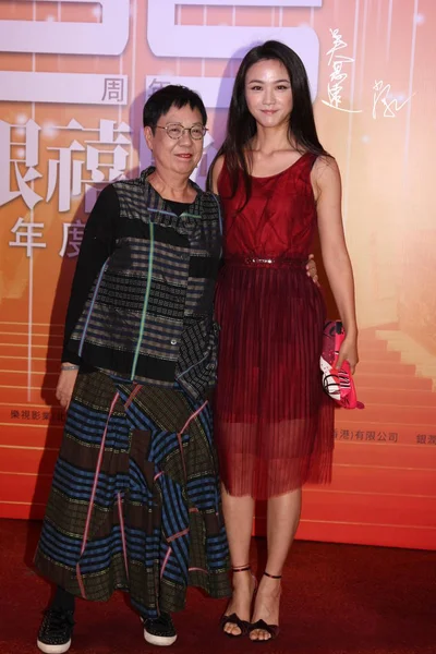 Chinese Actress Tang Wei Right Hong Kong Director Ann Hui — Stock Photo, Image