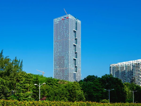 Widok Budynku Biurowego Budowie Baidu Mieście Shenzhen Południowa Chińska Prowincja — Zdjęcie stockowe