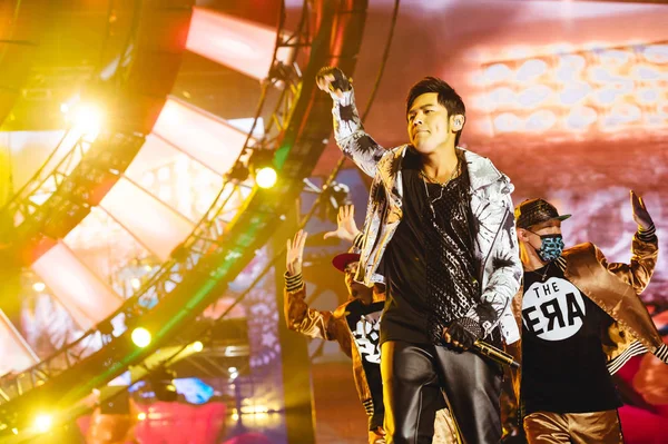 Cantante Taiwanés Jay Chou Presenta Durante Ceremonia Entrega Los 19º —  Fotos de Stock