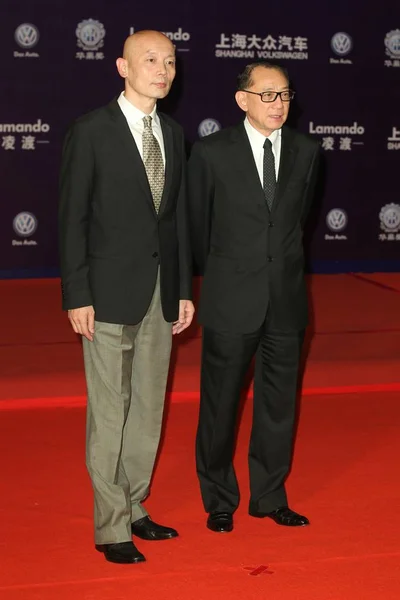 Actor Chino You Izquierda Presidente Del Grupo Emperador Albert Yeung — Foto de Stock