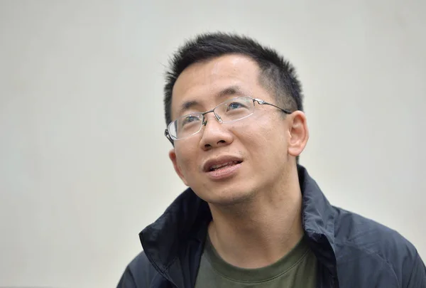 Zhang Yiming Zakladatel Generální Ředitel Čínských Individuální Aplikace News Toutiao — Stock fotografie