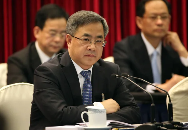 Chunhua Sekreterare Guangdong Provincial Kommittén För Kinas Kommunistiska Parti Cpc — Stockfoto
