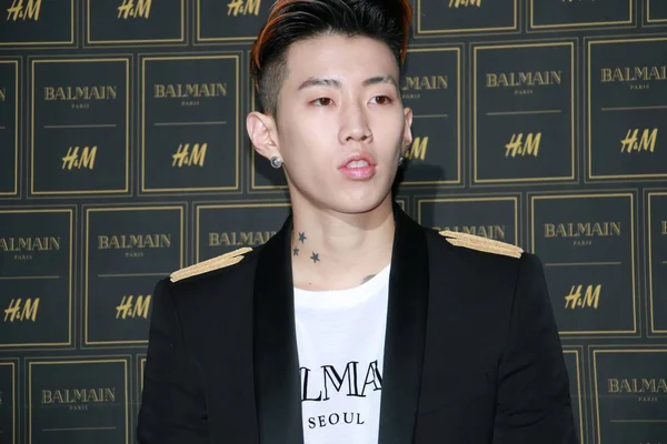 Kore Abd Şarkıcı Oyuncu Jay Park Jae Beom Geldiğinde Balmain — Stok fotoğraf