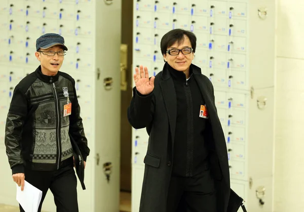 Hong Kong Kungfu Superster Jackie Chan Gelijk Chinese Acteur Gong — Stockfoto