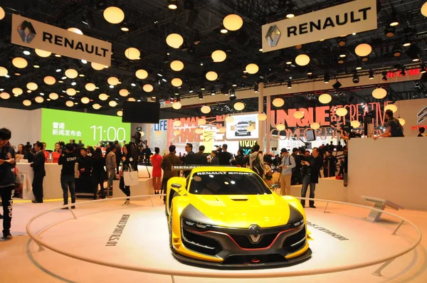 Renault Spor Otomobil Nisan 2015 Shanghai Uluslararası Otomobil Sanayi Fuarı — Stok fotoğraf