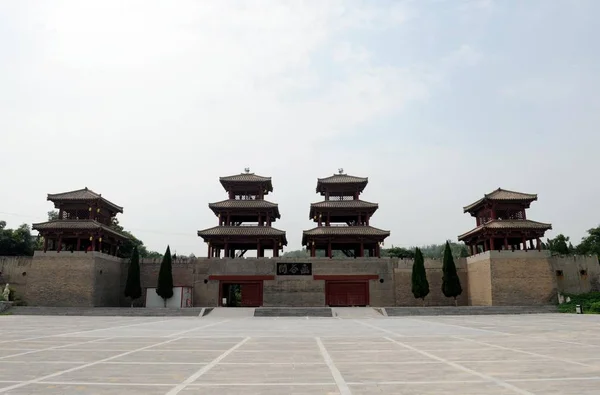 Blick Auf Den Hangu Pass Der Stadt Lingbao Zentralchinas Provinz — Stockfoto