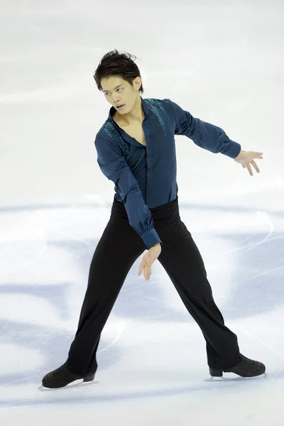 Takahiko Kozuka Japon Produit Lors Patinage Libre Masculin Des Championnats — Photo