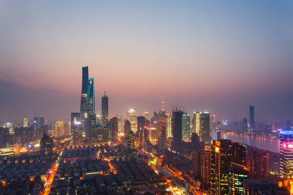 Vista Della Vicina Lujiazui Financial District Con Oriental Pearl Tower — Foto Stock