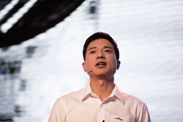 Robin Yanhong Předseda Představenstva Generální Ředitel Baidu Inc Zavádí Baidu — Stock fotografie