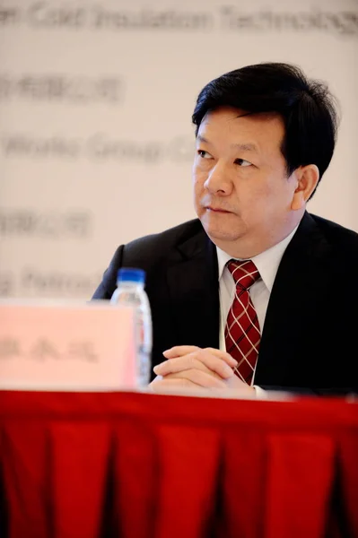 Ляо Юньюань Генеральный Директор Cnpc China National Petroleum Corporation Материнской — стоковое фото