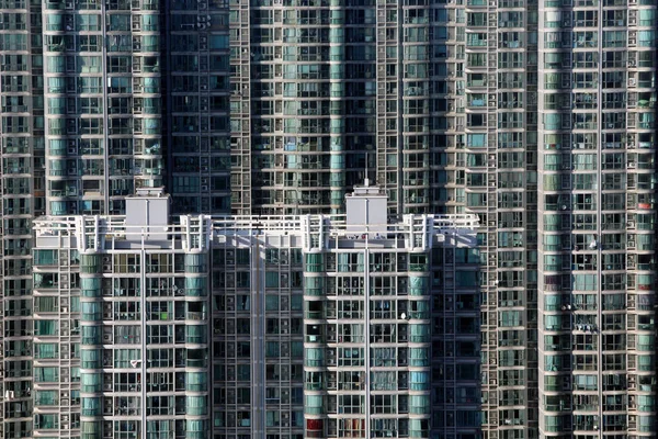 Grattacieli Sono Raffigurati Quartiere Residenziale Shanghai Cina Settembre 2015 — Foto Stock