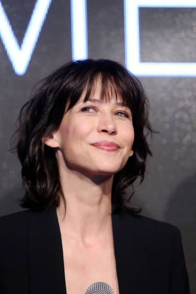 Actriz Francesa Sophie Marceau Sonríe Durante Evento Celebración Por Quinto — Foto de Stock