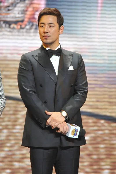 Actor Surcoreano Kim Seong Posa Estreno Del Reality Show Crossover — Foto de Stock