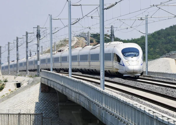 Tren Bala File Crh China Railway High Speed Viaja Tren —  Fotos de Stock