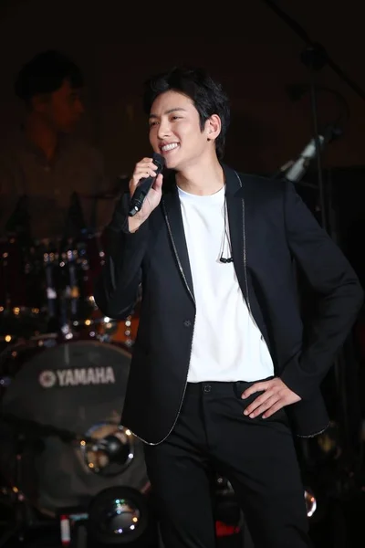 Ator Sul Coreano Chang Wook Apresenta Uma Reunião Fãs Taipei — Fotografia de Stock