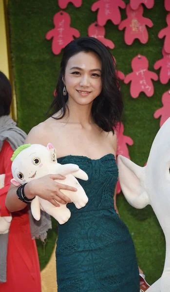 Actriz China Tang Wei Posa Alfombra Roja Para Estreno Película — Foto de Stock