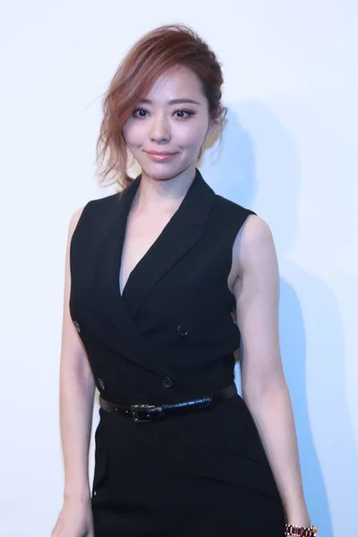 Cantante Cinese Zhang Liangying Partecipa Alla Sfilata Moda Michael Kors — Foto Stock