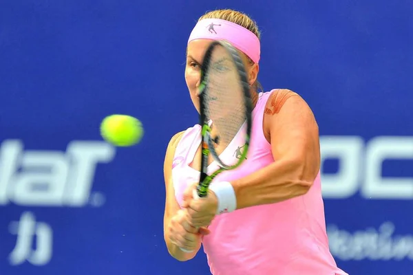 Svetlana Kuznetsova Dubai Devuelve Una Oportunidad Contra Jelena Jankovic Serbia —  Fotos de Stock