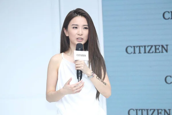 Sångerskan Och Skådespelerskan Hebe Tien Chen Taiwanesiska Tjejgruppen Deltar Ett — Stockfoto