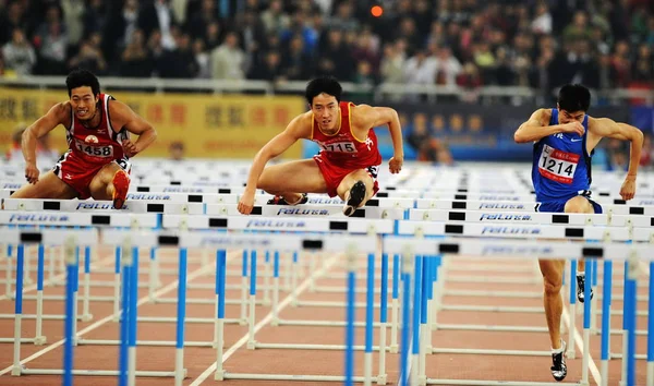 Från Vänster Wei Pla Folk Befrielsearmén Liu Xiang Shanghai Och — Stockfoto