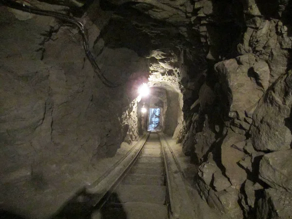 Veduta Tunnel Segreto Della Seconda Guerra Mondiale Nella Fortezza Dongning — Foto Stock
