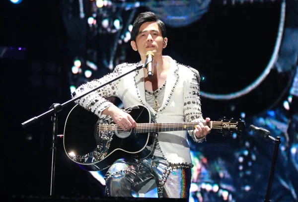 Cantante Taiwanés Jay Chou Actúa Concierto Shenyang Durante Opus Jay — Foto de Stock