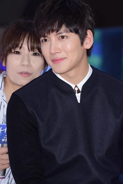 Actorul Sud Coreean Chang Wook Participă Eveniment Întâlnire Fanilor Pentru — Fotografie, imagine de stoc