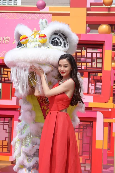 2015 행사에서 Angelababy — 스톡 사진