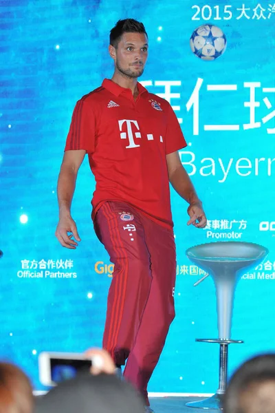 Sven Ulreich Dari Bayern Munich Menunjukkan Keterampilan Sepak Bolanya Selama — Stok Foto
