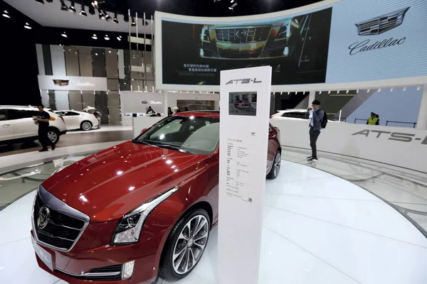 Cadillac Ats Shanghai Joint Venture Saic Motor General Motors Displayed — 图库照片