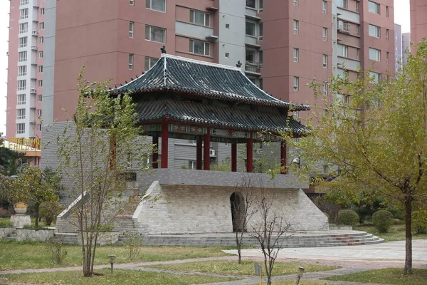 Replik Namdaemun Även Känd Som Sungnyemun Avbildas Ett Bostadsområde Shenyang — Stockfoto