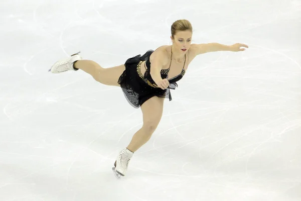 Ashley Wagner Dos Estados Unidos Realiza Durante Programa Curta Duração — Fotografia de Stock