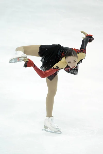 Rika Hongo Japon Produit Lors Patinage Libre Féminin Des Championnats — Photo