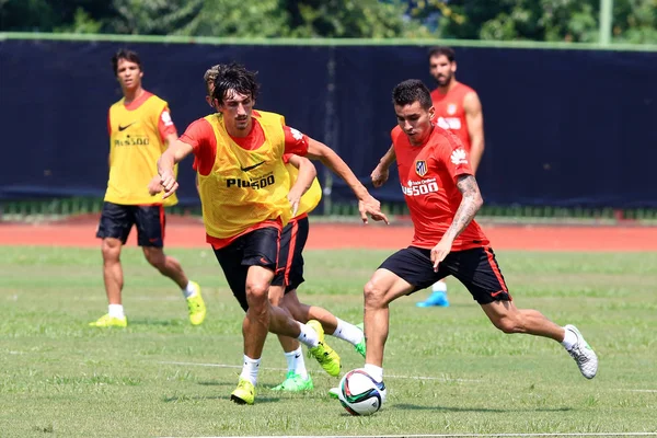 Stefan Savic Sol Fenerbahçe Diğer Oyuncuların Bir Eğitim Oturumu Shanghai — Stok fotoğraf