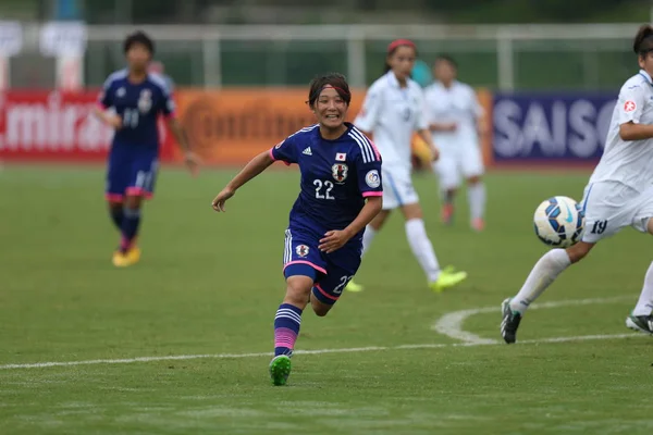 Yuka Anzai Japon Est Photographiée Lors Match Football Lors Championnat — Photo