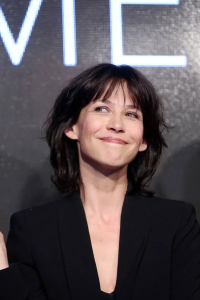 Actriz Francesa Sophie Marceau Sonríe Durante Evento Celebración Por Quinto — Foto de Stock