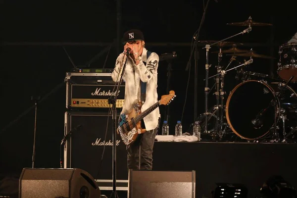 Japoński Zespół Bonez Wykonuje Koncercie Japonia Night Taipei Taiwan Maja — Zdjęcie stockowe