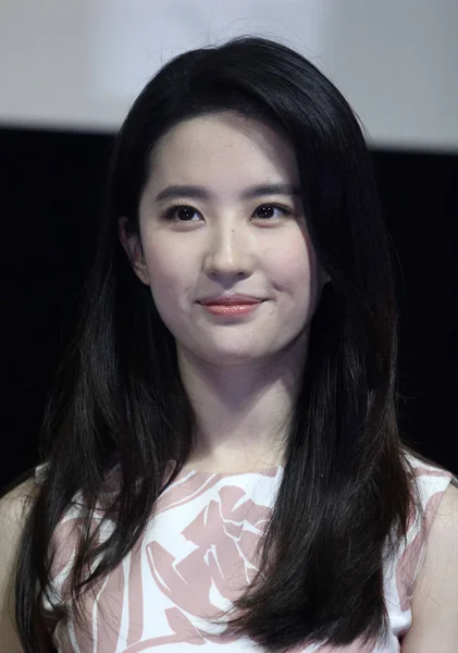 Chinese Actress Liu Yifei Attends Fan Meeting Promote Her New — Stock Photo, Image
