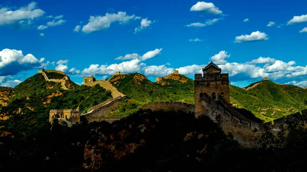 Paisaje Gran Muralla Jinshanling Condado Luanping Provincia Hebei Norte China — Foto de Stock