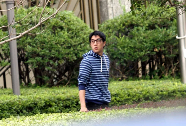 Hong Kong Skådespelaren Jaycee Chan Son Kungfu Stjärna Jackie Chan — Stockfoto