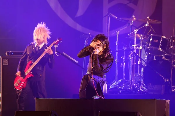 Japoński Zespół Gazette Wykonuje Koncercie Japonia Night Taipei Taiwan Maja — Zdjęcie stockowe