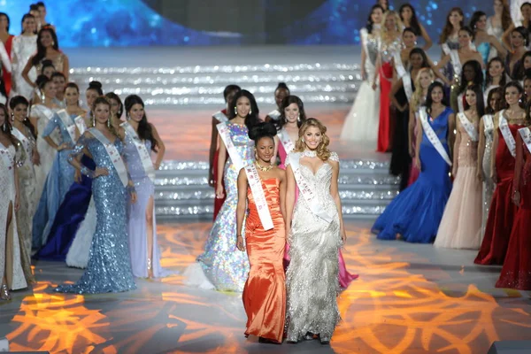 Zawodnicy Uczestniczyć Finał Miss World Mieście Sanya Południowe Chiny Prowincja — Zdjęcie stockowe