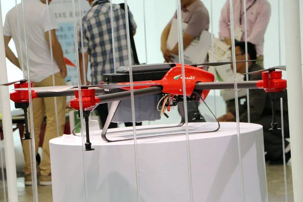 Unmanned Aerial Vehicle Uav Drone Display Expo Shanghai China May — Stock Photo, Image