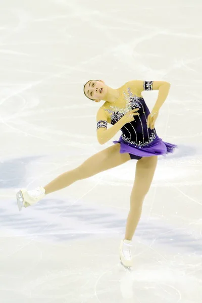 Rika Hongo Japan Tritt Während Des Kurzprogramms Der Eiskunstlauf Weltmeisterschaften — Stockfoto