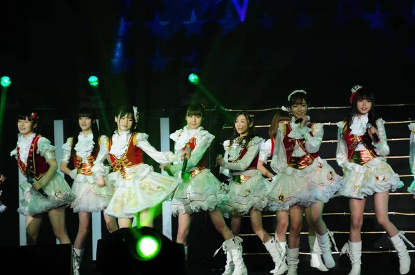 Snh48 Bir Kardeş Grup Üyeleri Idol Grup Japon Pop Kızı — Stok fotoğraf