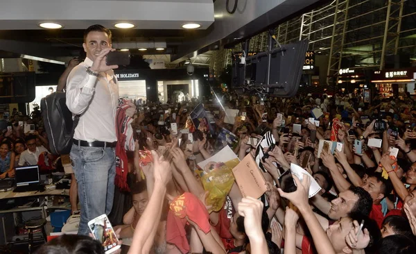 Estrella Fútbol Italiana Fabio Cannavaro Entrenador Del Guangzhou Evergrande Taobao — Foto de Stock