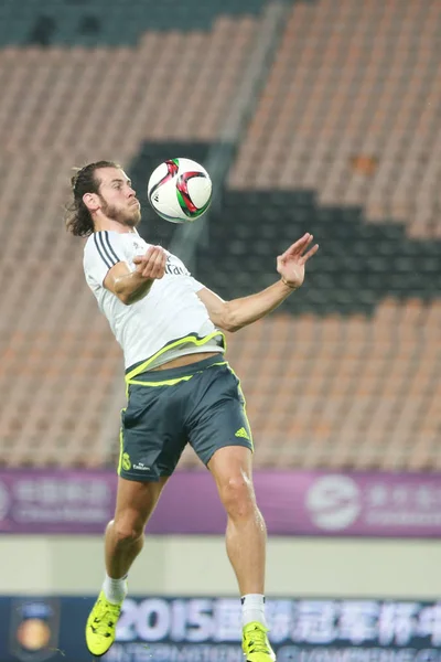 Gareth Bale Del Real Madrid Participa Una Sesión Formación Ciudad — Foto de Stock