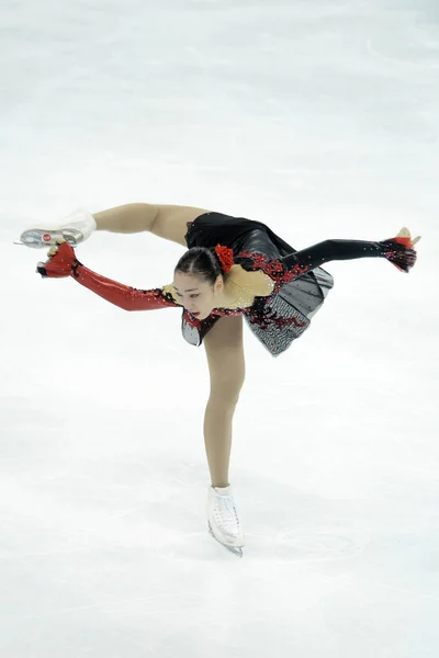 Rika Hongo Japan Performs Ladies Free Skating Isu World Figure — Stock Photo, Image