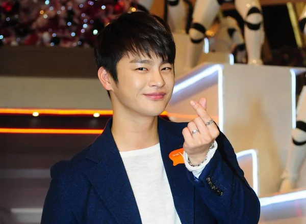 Güney Koreli Şarkıcı Aktör Seo Guk Katılır Aralık 2015 Star — Stok fotoğraf