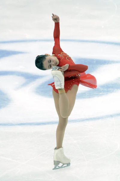 Satoko Miyahara Japan Performs Ladies Free Skating Isu World Figure — Stock Photo, Image